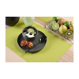 set de table tressé mélangé apple green