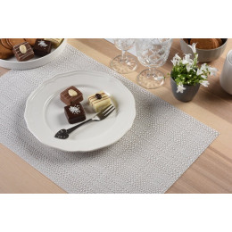 set de table tressé mix white