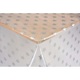 cristal imprime star silver au metre