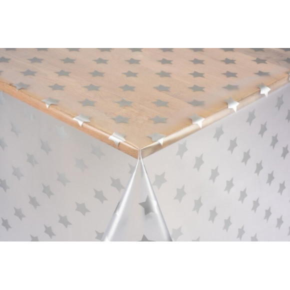 cristal imprime star silver au metre