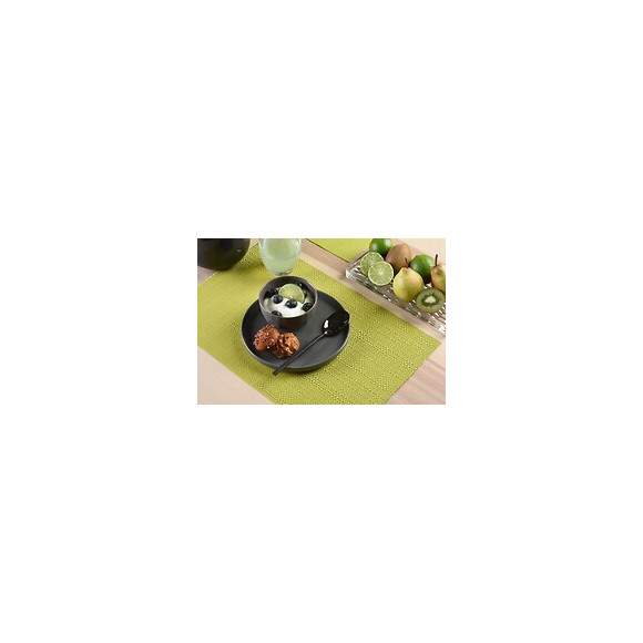 set de table tressé mix apple green