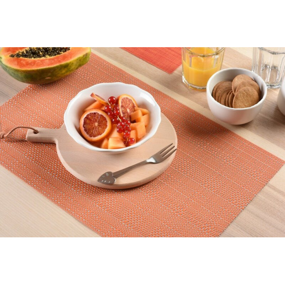 set de table tressé mix orange