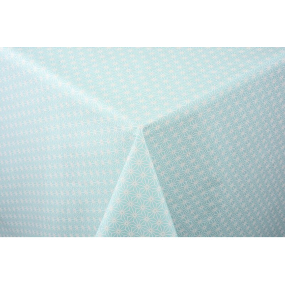 nappe coton enduit osaka mint au metre