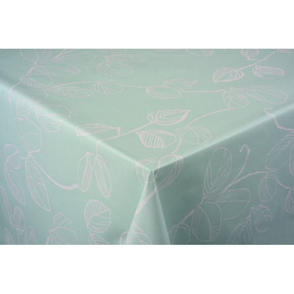 toile ciree aurore mint au metre