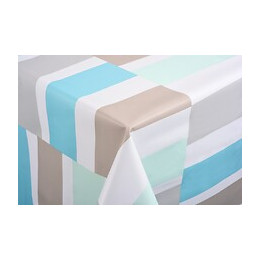 toile ciree blackjack blue au metre