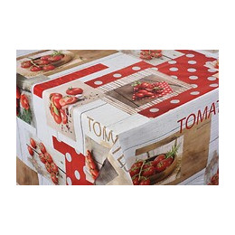 toile ciree red tomato au metre