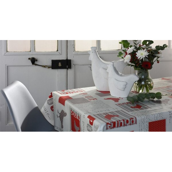 toile ciree ma poule au metre