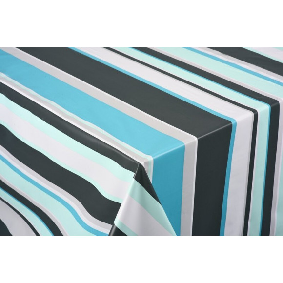 toile ciree emma blue au metre