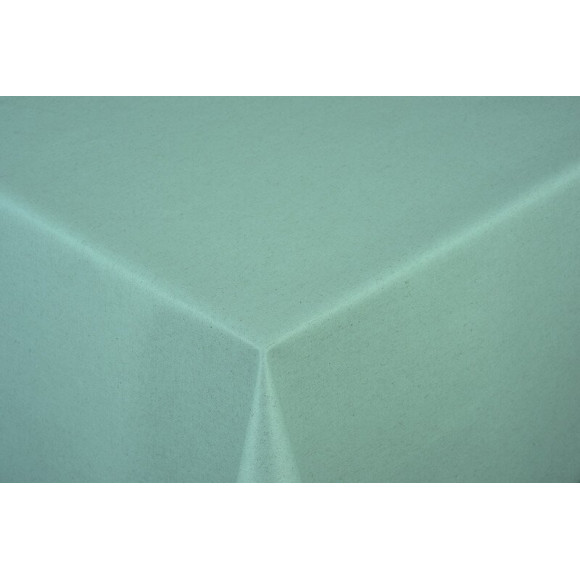 nappe lin coton vert eau au metre