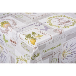 toile ciree parfum du sud au metre