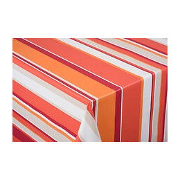 toile ciree emma orange au metre