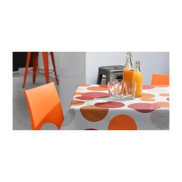 nappe coton enduit lola acidule au metre