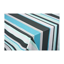 toile ciree emma blue au metre