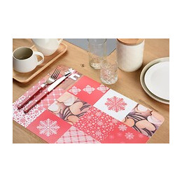 set de table pvc imprimé red mountain