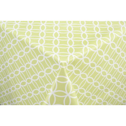 toile ciree circle anis au metre