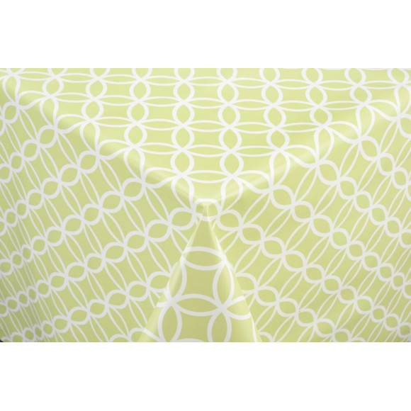 toile ciree circle anis au metre