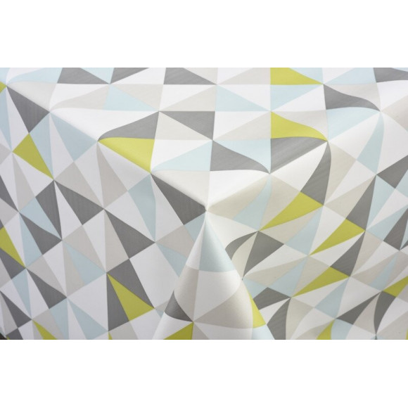 toile ciree pyramide anis au metre