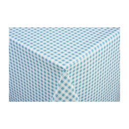 toile ciree vichy bleu au metre