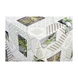 toile ciree bouquet garni au metre