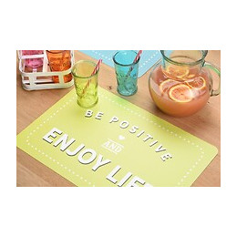 set de table pvc  imprimé enjoy