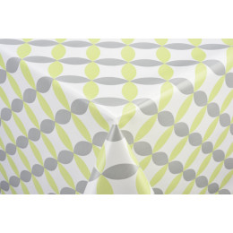 toile ciree luna orange au metre