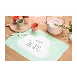 set de table pvc imprimé dreams