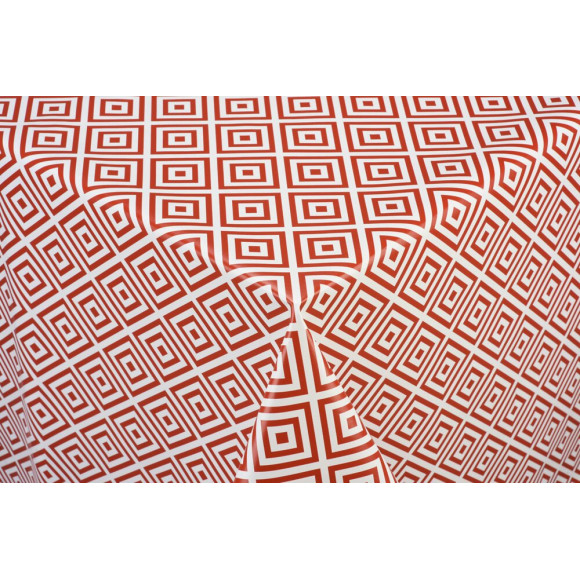 toile ciree celia rouge au metre