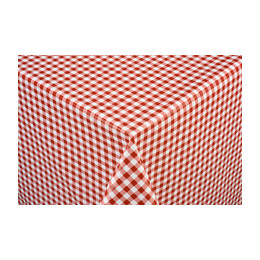 toile ciree vichy rouge au metre