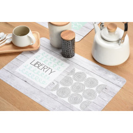 set de table pvc imprimé liberty