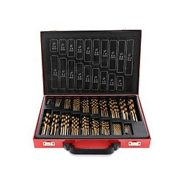 Dcraft - Jeu De Forets En Titan Ars Pour Métal - 170 Éléments - Jeu De Forets Professionnels En Valise - Or