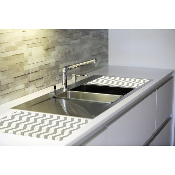 tapis multi usage chevrons 65x40cm