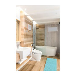 tapis multi usage uni blue 65x90cm