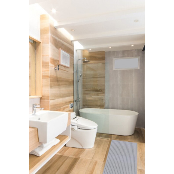 tapis multi usage uni gris 65x40cm