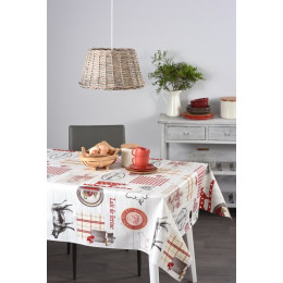 Nappe toile cirée country ronde