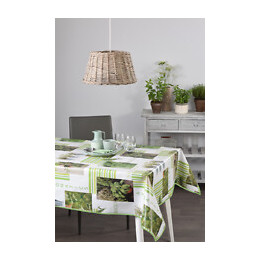 Nappe toile cirée aromatic ronde