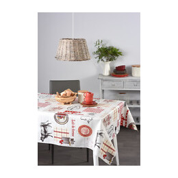 Nappe toile cirée country ovale