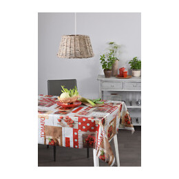 Nappe toile cirée red tomato rectangle