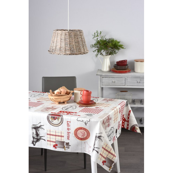 Nappe toile cirée country rectangle