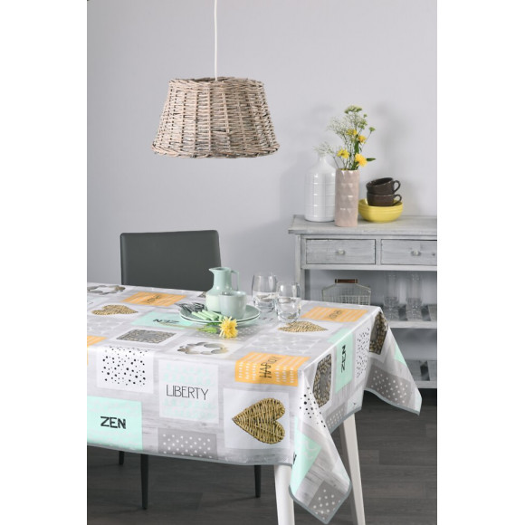 Nappe toile cirée zenitude rectangle