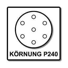 Disques Stickfix 48 Trous Diamètre 150 Mm Grain 240 Boîte De 100