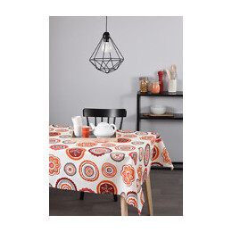 Nappe coton enduit seville acidulé ronde