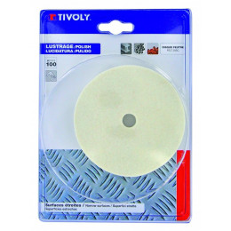 Disque Feutre À Polir Pour Multimatière Tivoly, Diam.100 Mm