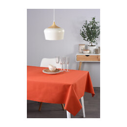 Nappe lin coton feu ronde