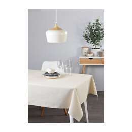 Nappe lin coton ecru rectangle