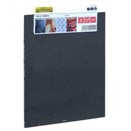 Toile Émeri 18x28 Cm Gr.80 - Lot De 4 Feuilles