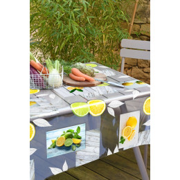 Nappe crystal transparent lemon rectangle