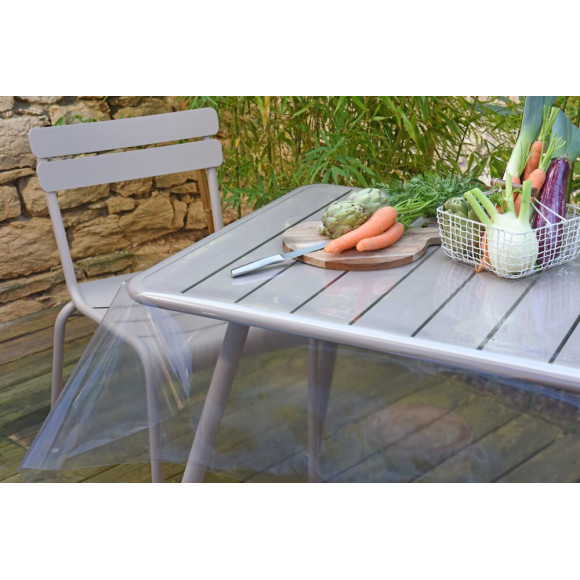 Nappe crystal transparent rectangle