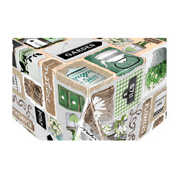 crystal transparent imprime garden au metre