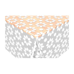 crystal transparent imprimé cristina white au metre