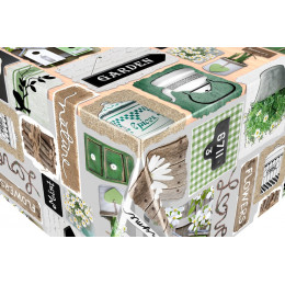 crystal transparent imprime garden au metre